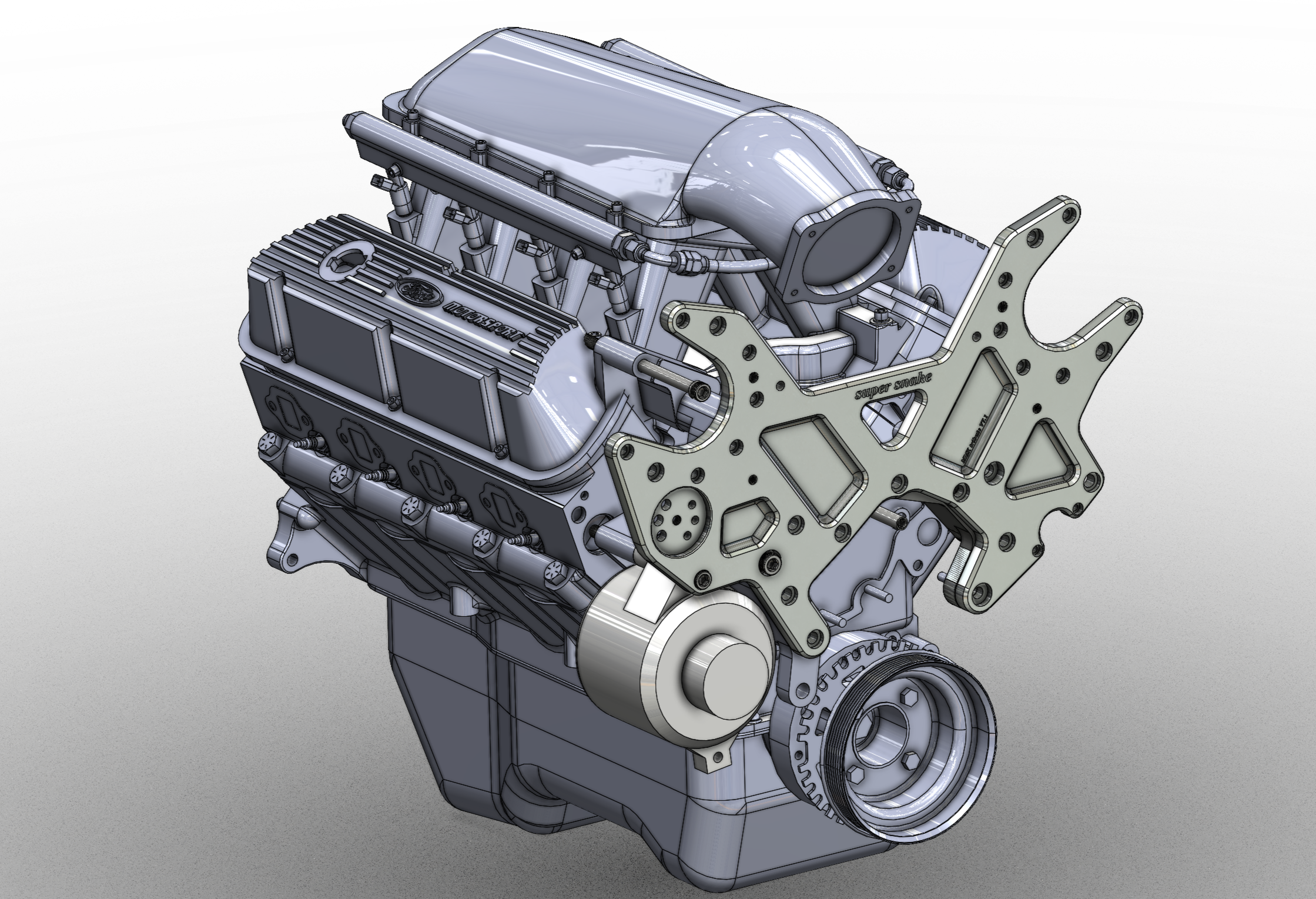 Ford 302 dual supercharger kit